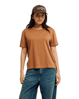 The Quiksilver Womens Essential T-Shirt in Rawhide
