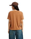 The Quiksilver Womens Essential T-Shirt in Rawhide