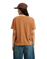 The Quiksilver Womens Essential T-Shirt in Rawhide