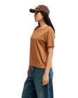 The Quiksilver Womens Essential T-Shirt in Rawhide