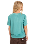 The Quiksilver  Womens Essential T-Shirt in Deep Sea