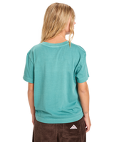 The Quiksilver  Womens Essential T-Shirt in Deep Sea