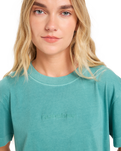 The Quiksilver  Womens Essential T-Shirt in Deep Sea