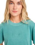 The Quiksilver  Womens Essential T-Shirt in Deep Sea