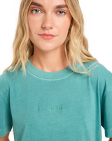 The Quiksilver  Womens Essential T-Shirt in Deep Sea