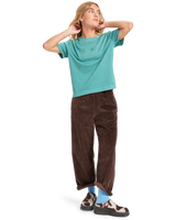 The Quiksilver  Womens Essential T-Shirt in Deep Sea