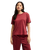 The Quiksilver Womens Essential T-Shirt in Oxblood Red