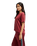The Quiksilver Womens Essential T-Shirt in Oxblood Red