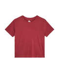The Quiksilver Womens Essential T-Shirt in Oxblood Red