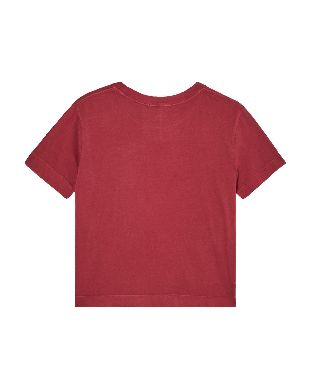 The Quiksilver Womens Essential T-Shirt in Oxblood Red