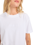 The Quiksilver  Womens Essential T-Shirt in White