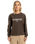 The Quiksilver  Womens Standard Long Sleeve T-Shirt in Chocolate Brown