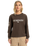 The Quiksilver  Womens Standard Long Sleeve T-Shirt in Chocolate Brown