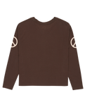The Quiksilver  Womens Standard Long Sleeve T-Shirt in Chocolate Brown