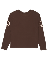 The Quiksilver  Womens Standard Long Sleeve T-Shirt in Chocolate Brown