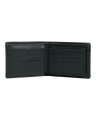 New Miss Dollar Bi-Fold Leather Wallet in Black