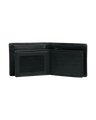 New Miss Dollar Bi-Fold Leather Wallet in Black