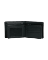 New Miss Dollar Bi-Fold Leather Wallet in Black