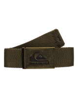 The Quiksilver Principal Schwack Belt in Grape Leaf