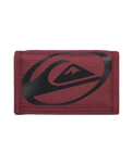 The Quiksilver Mens The Everydaily Wallet in Oxblood Red