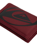 The Quiksilver Mens The Everydaily Wallet in Oxblood Red