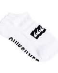 The Quiksilver Mens Ankle Socks (3 Pack) in White
