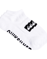 The Quiksilver Mens Ankle Socks (3 Pack) in White