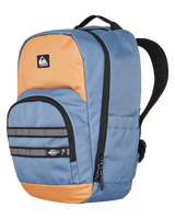 The Quiksilver Schoolie 3.0 30L Backpack in Almond & China Blue