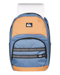 The Quiksilver Schoolie 3.0 30L Backpack in Almond & China Blue