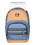 The Quiksilver Schoolie 3.0 30L Backpack in Almond & China Blue