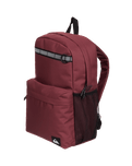 The Quiksilver Hog Back 20L Backpack in Oxblood Red