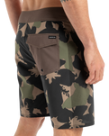 The Quiksilver Mens Highline Arch Boardshorts in Grape Leaf Handtman