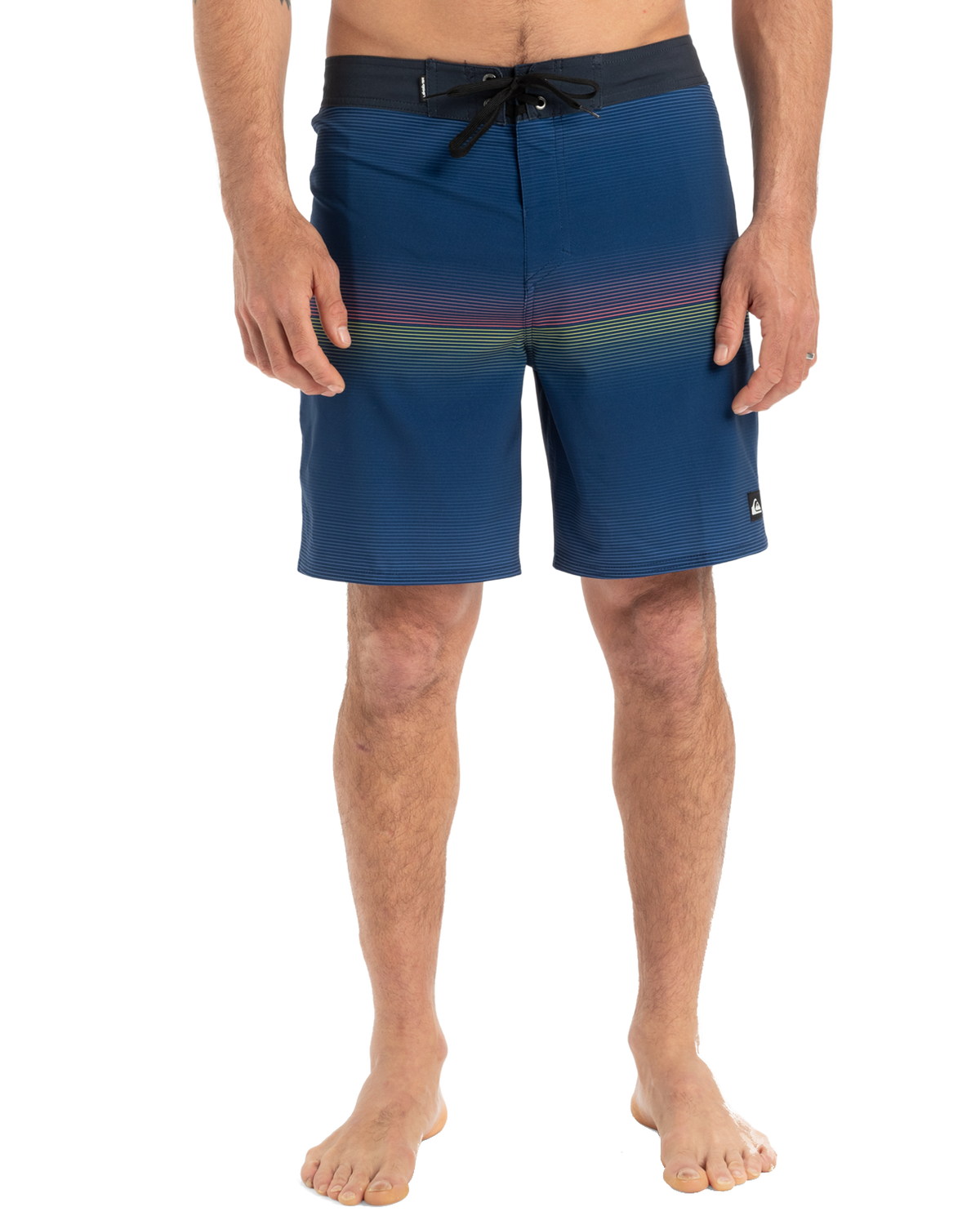 The Quiksilver Mens Surfsilk Straight Leg Boardshorts in Estate Blue Connect