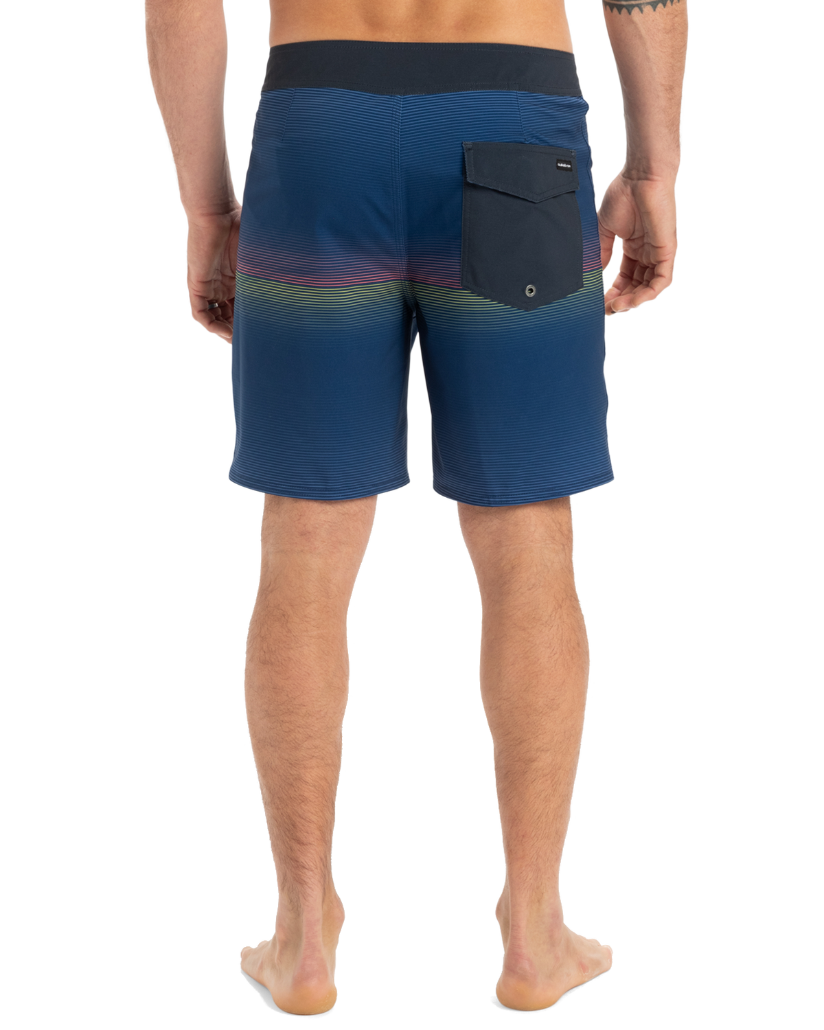 The Quiksilver Mens Surfsilk Straight Leg Boardshorts in Estate Blue Connect