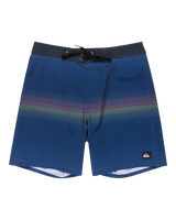 The Quiksilver Mens Surfsilk Straight Leg Boardshorts in Estate Blue Connect