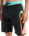 The Quiksilver Mens Surfsilk Holmes Boardshorts in Black Holmes