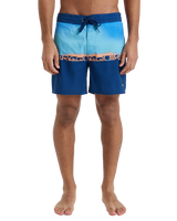 The Quiksilver Mens Everyday Half Jam Boardshorts in Nebulas Blue Wordblock