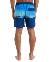 The Quiksilver Mens Everyday Half Jam Boardshorts in Nebulas Blue Wordblock
