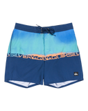 The Quiksilver Mens Everyday Half Jam Boardshorts in Nebulas Blue Wordblock