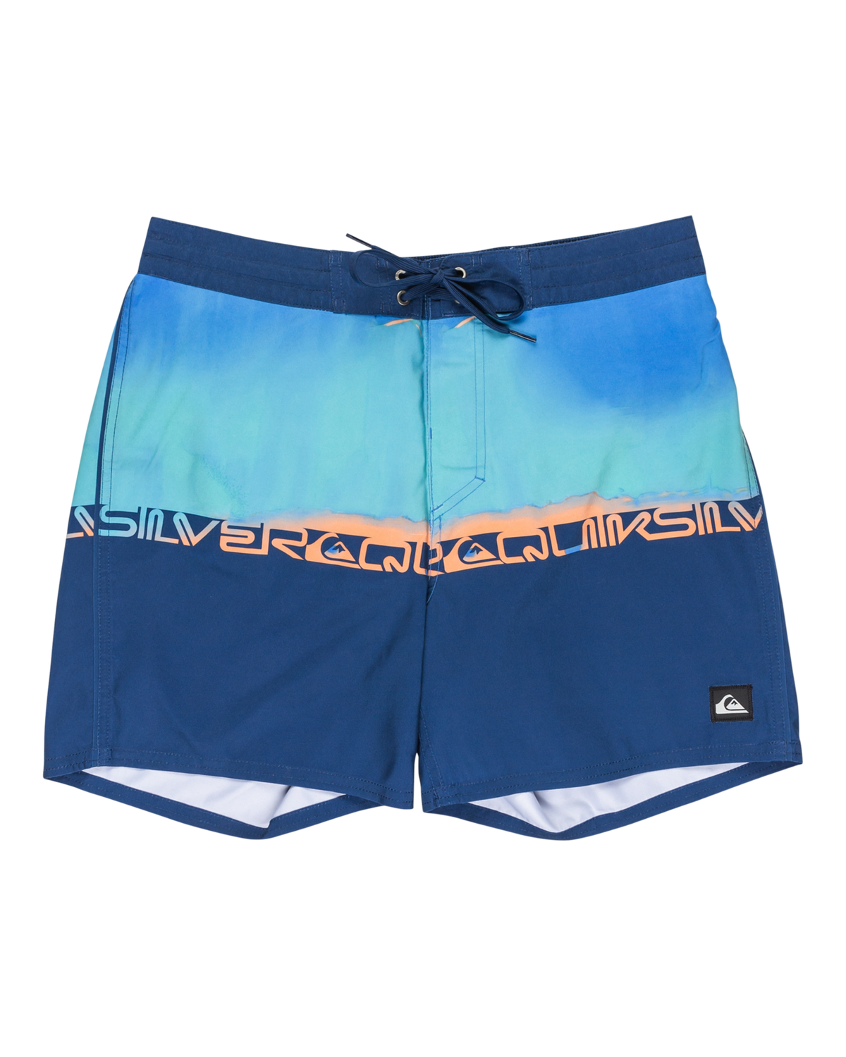 The Quiksilver Mens Everyday Half Jam Boardshorts in Nebulas Blue Wordblock