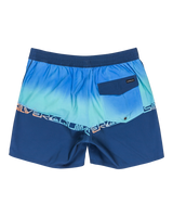 The Quiksilver Mens Everyday Half Jam Boardshorts in Nebulas Blue Wordblock