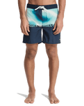 Everyday Half Jam Boardshorts in Dark Navy Wordblock