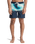 Everyday Half Jam Boardshorts in Dark Navy Wordblock