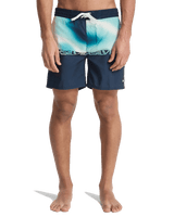 Everyday Half Jam Boardshorts in Dark Navy Wordblock