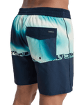 Everyday Half Jam Boardshorts in Dark Navy Wordblock