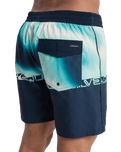 Everyday Half Jam Boardshorts in Dark Navy Wordblock