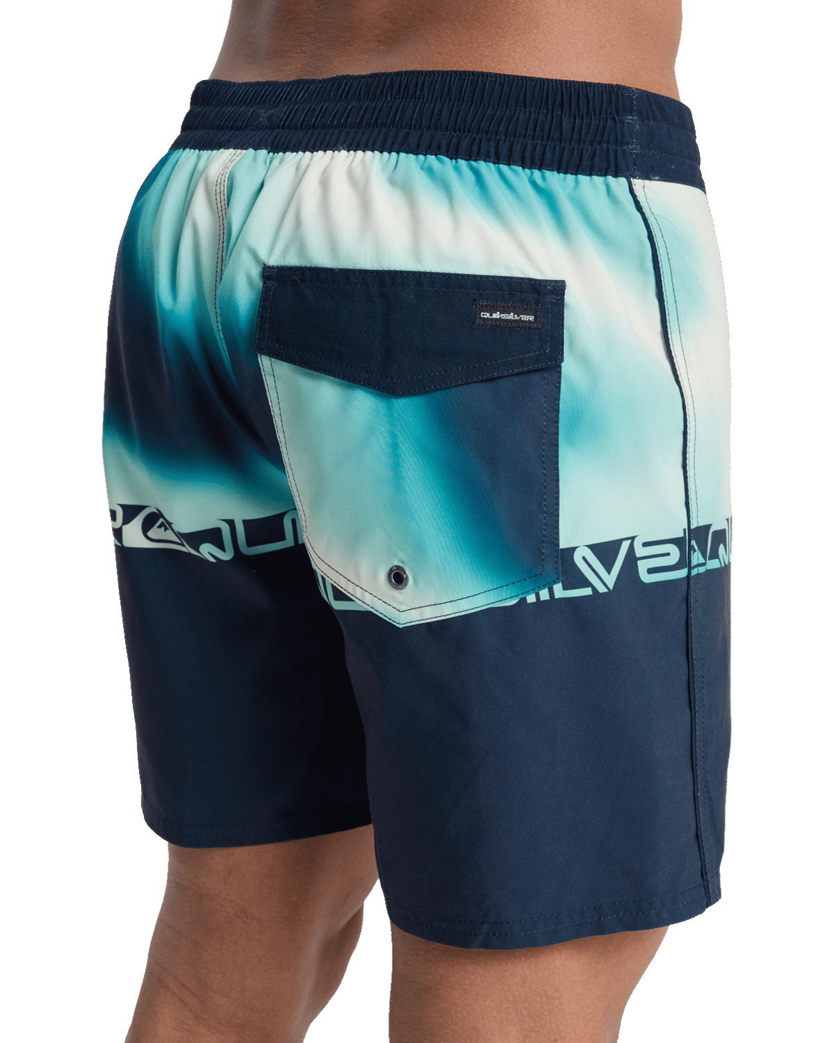 Everyday Half Jam Boardshorts in Dark Navy Wordblock