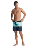 Everyday Half Jam Boardshorts in Dark Navy Wordblock