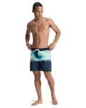 Everyday Half Jam Boardshorts in Dark Navy Wordblock