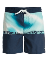 Everyday Half Jam Boardshorts in Dark Navy Wordblock